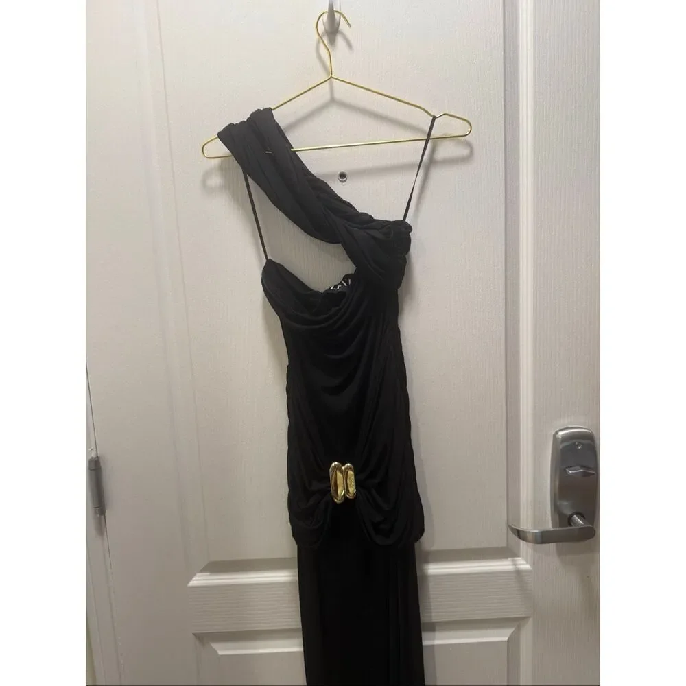 STUDIO LEXI Veda One-Shoulder Column Maxi Dress size S NWT - Picture 7 of 10